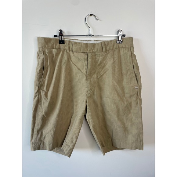 RLX Ralph Lauren Other - RLX Ralph Lauren Golf Shorts Tan Textured Pattern Mens Size 34